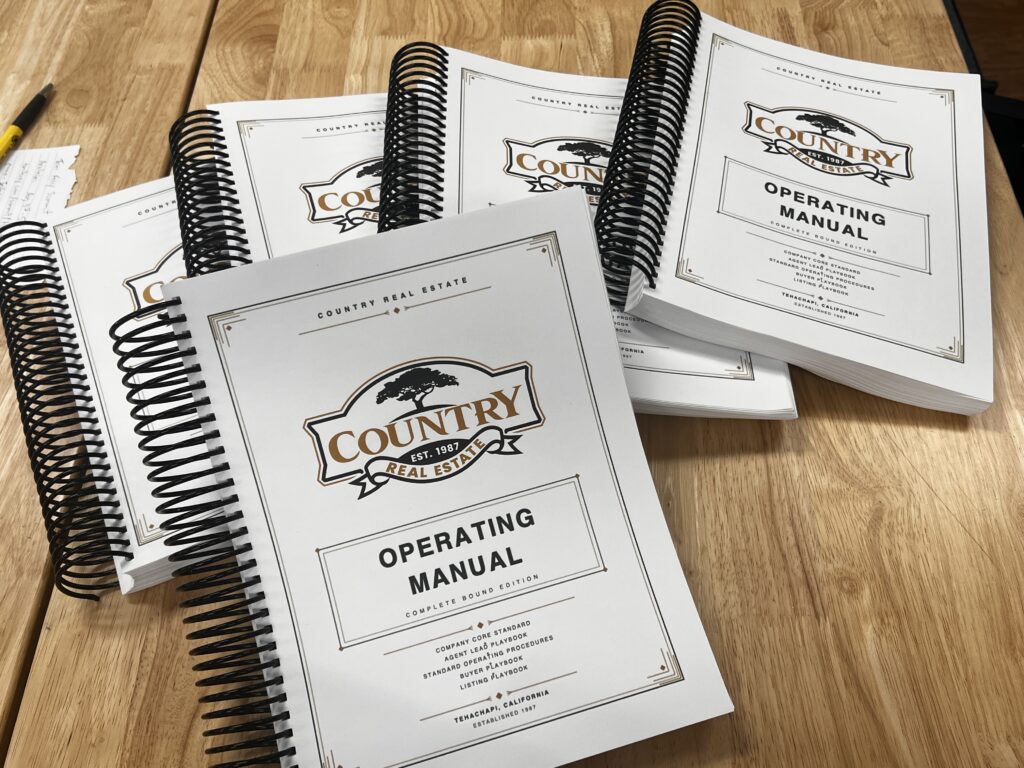 Country Real Estate Operating Manual, Complete Bound Edition